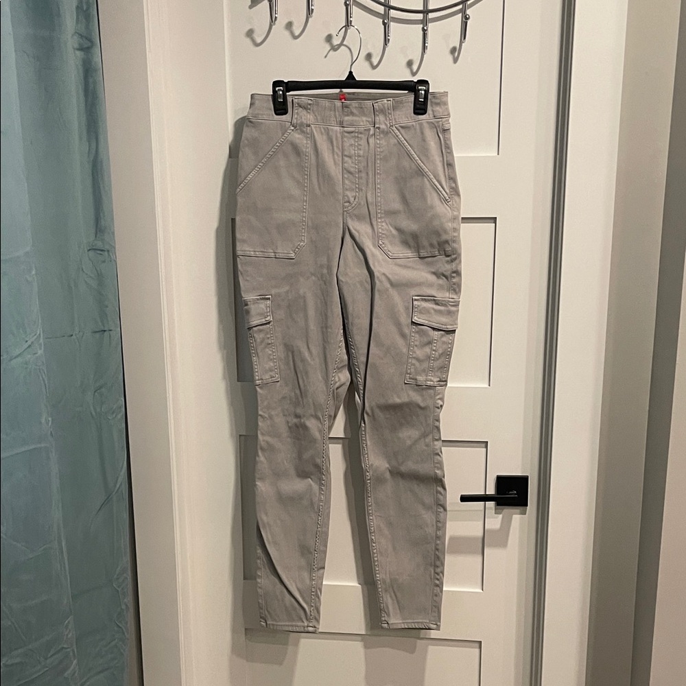 Spanx stretch twill cargo pants